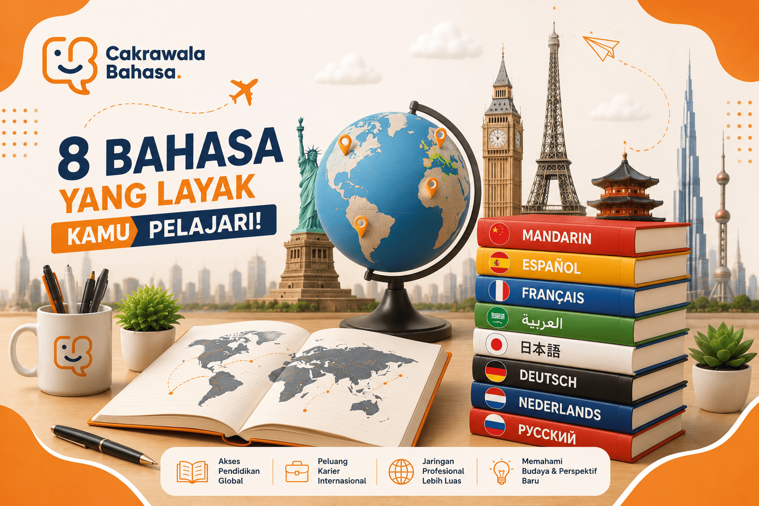 Selain B. Inggris, Ini 8 Bahasa Asing yang Membuka Masa Depan Global!